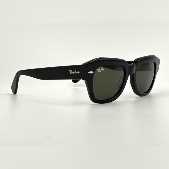Ray-Ban State Street Sunglasses Black Frame Women’s Fashion Sunglasses RB2186 - Picture 10 of 11